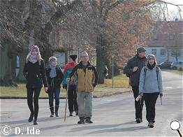 auf der Dorfstraße in Ketzür auf der Dorfstraße in Ketzür