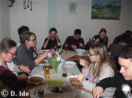 lecker Würstchen mit Kartoffelsuppe lecker Würstchen mit Kartoffelsuppe