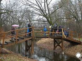 Stufenbrcke am Viereckteich.