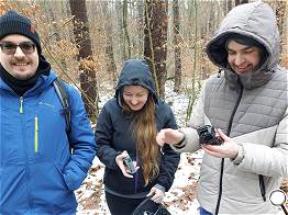 Startvorbereitung der Suchdrohne